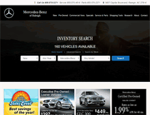 Tablet Screenshot of mercedesbenzraleigh.com